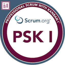 Credly Badge: Professional Scrum with Kanban I